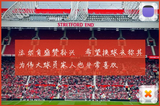 法尔肯盛赞孙兴慜希望换球衣称其为伟大球员家人也非常喜欢